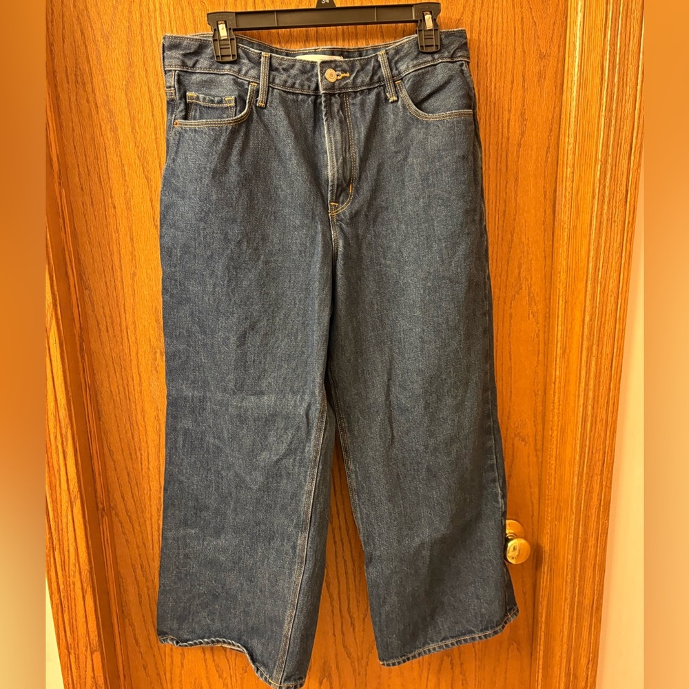 Old Navy Blue Wide Leg Jeans